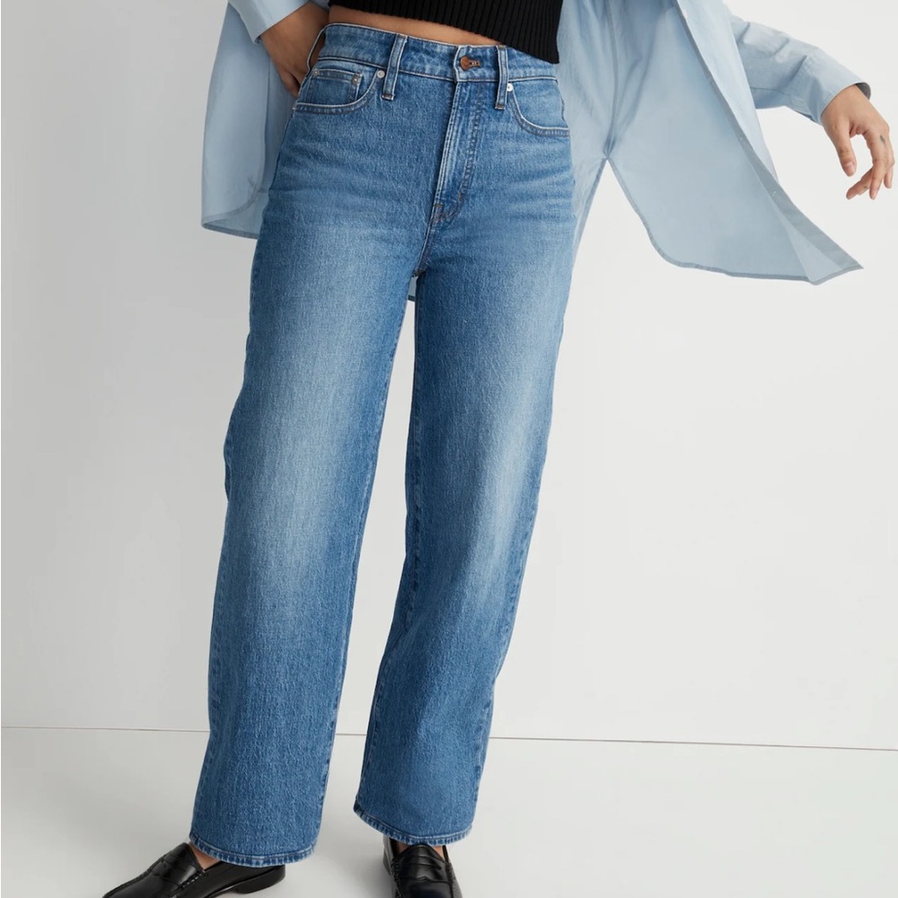 Madewell The Curvy Perfect Vintage Wide-Leg Crop Jean
